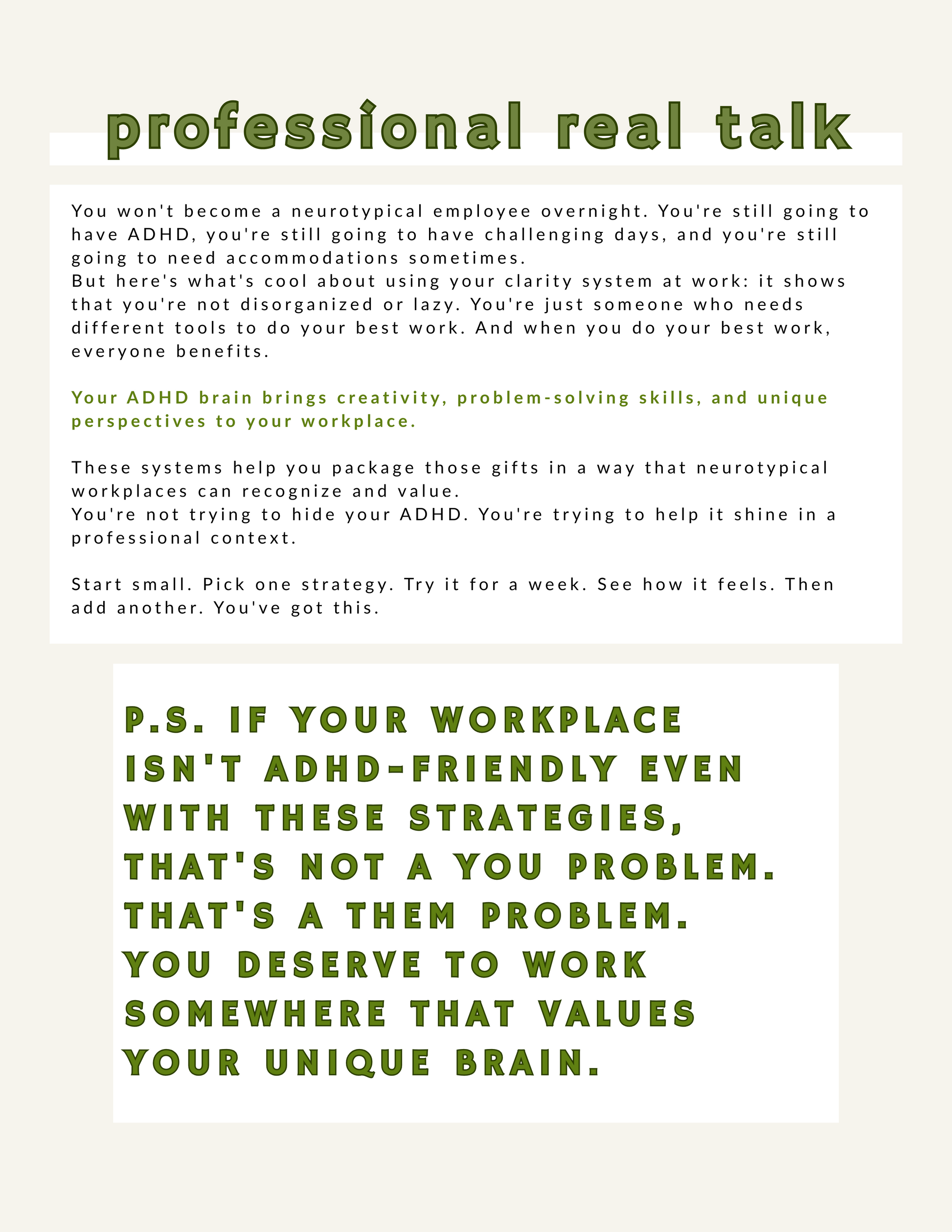 The ADHD Workplace Implementation Guide: how to use your Noodler system at work without being weird