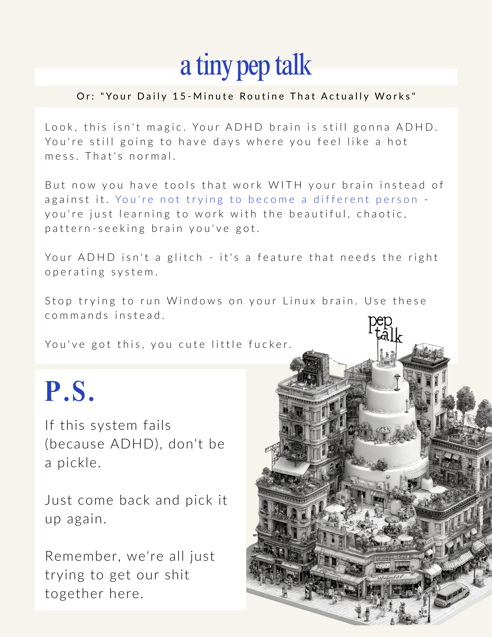 The Noodler: a chaos management system for adulting with ADHD - R RATED