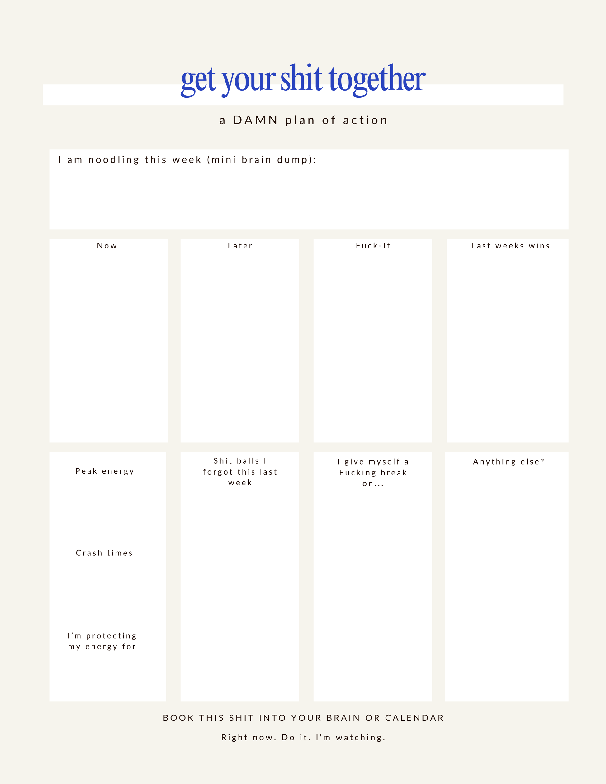 The Noodler: a chaos management system for adulting with ADHD - R RATED